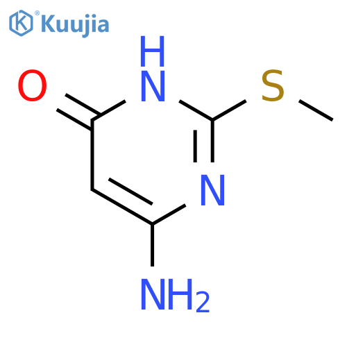 6-Amino-2-(methylsulfanyl)-4(3H)-pyrimidinone structure