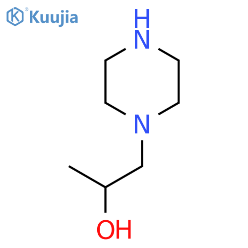1-(Piperazin-1-yl)propan-2-ol structure