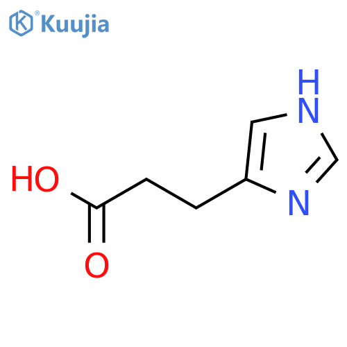 3-(1H-Imidazol-4-yl)propanoic acid structure