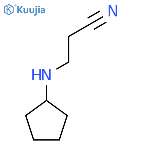 3-(Cyclopentylamino)propionitrile structure