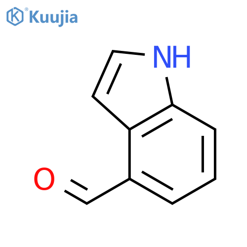 Indole-4-carboxaldehyde structure