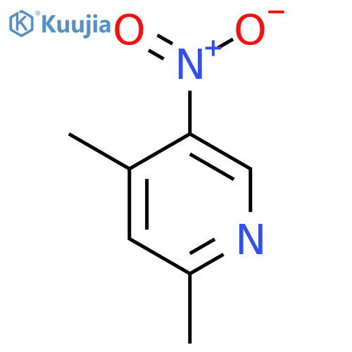 2,4-Dimethyl-5-nitro-pyridine structure