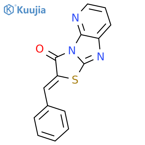 Thiazolo[2',3':2,3]imidazo[4,5-b]pyridin-3(2H)-one, 2-(phenylmethylene)- structure