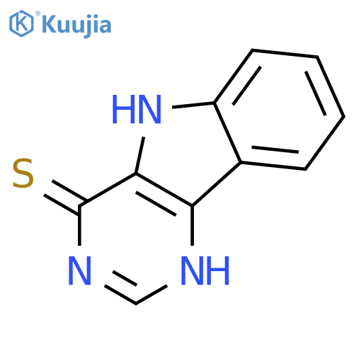 4H-Pyrimido[5,4-b]indole-4-thione, 1,5-dihydro- structure