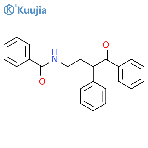 Benzamide, N-(4-oxo-3,4-diphenylbutyl)- structure