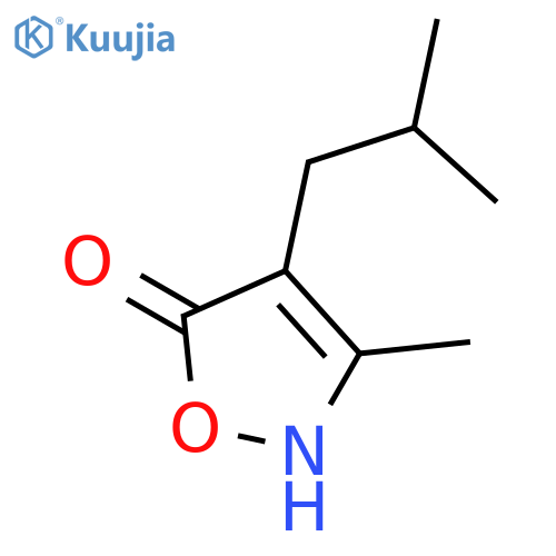 5(2H)-Isoxazolone,3-methyl-4-(2-methylpropyl)- structure
