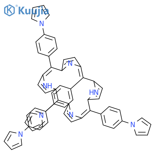 21H,23H-Porphine, 5,10,15,20-tetrakis[4-(1H-pyrrol-1-yl)phenyl]- structure