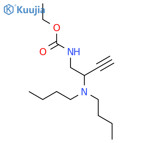 Carbamic acid, [2-(dibutylamino)-3-butynyl]-, ethyl ester structure
