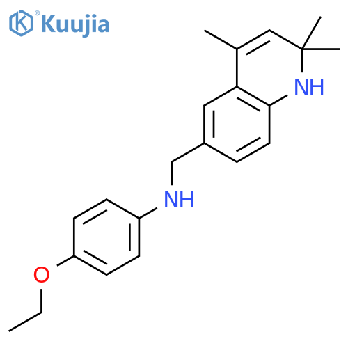 6-Quinolinemethanamine, N-(4-ethoxyphenyl)-1,2-dihydro-2,2,4-trimethyl- structure