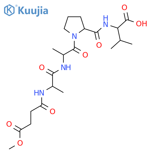 MeOSuc-ala-ala-pro-val-OH structure