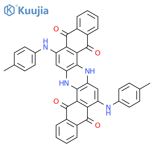 5,9,14,18-Anthrazinetetrone, 6,15-dihydro-8,17-bis[(4-methylphenyl)amino]- structure