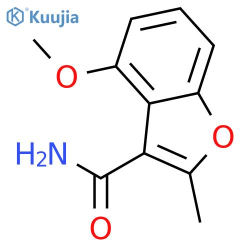 3-Benzofurancarboxamide, 4-methoxy-2-methyl- structure