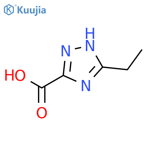5-ethyl-4H-1,2,4-triazole-3-carboxylic acid structure