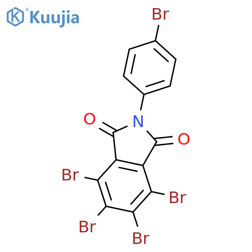 1H-Isoindole-1,3(2H)-dione, 4,5,6,7-tetrabromo-2-(4-bromophenyl)- structure