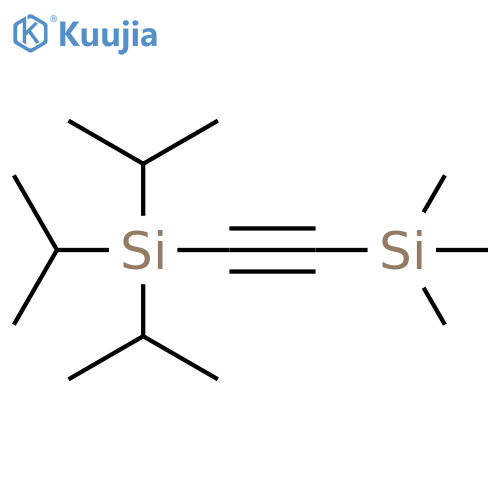 Trimethyl-2-tri(propan-2-yl)silylethynylsilane structure