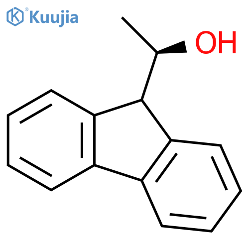 R-(+)-1-(9-FLUORENYL)ETHANOL structure