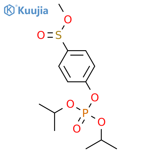 Benzenesulfinic acid, 4-[[bis(1-methylethoxy)phosphinyl]oxy]-, methyl ester structure