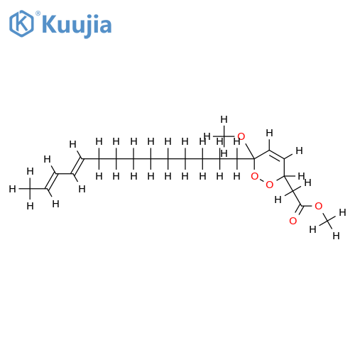 methyl (3S*,6S*,16E,18E)-3,6-epidioxy-6-methoxyeicosa-4,16,18-trienoate structure