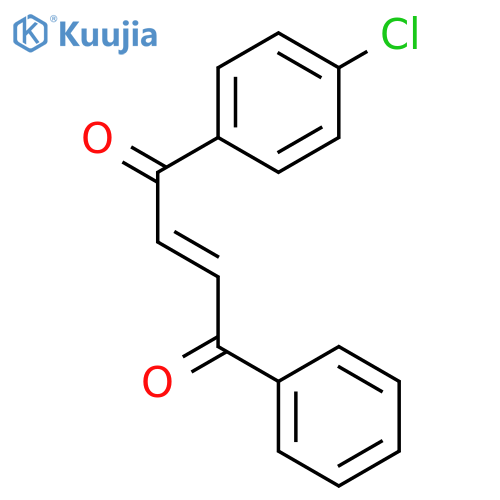 2-Butene-1,4-dione, 1-(4-chlorophenyl)-4-phenyl-, (E)- structure