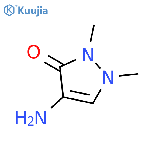 3H-Pyrazol-3-one, 4-amino-1,2-dihydro-1,2-dimethyl- structure