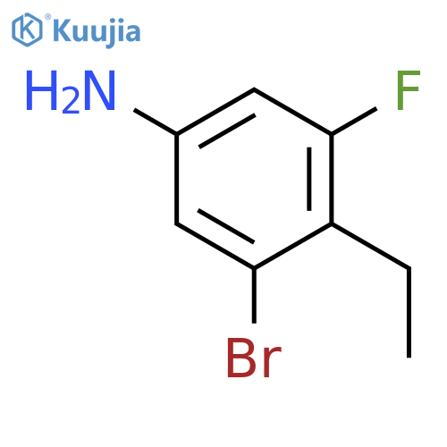 Benzenamine, 3-bromo-4-ethyl-5-fluoro- structure