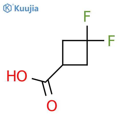 3,3-difluorocyclobutane-1-carboxylic acid structure