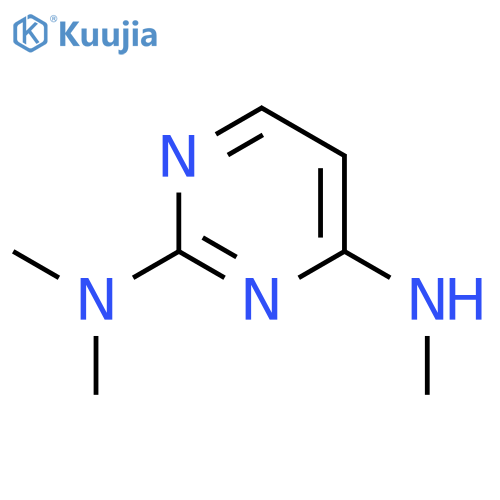 2,4-Pyrimidinediamine, N2,N2,N4-trimethyl- structure