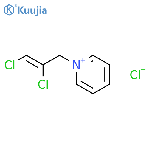 Pyridinium,1-(2,3-dichloro-2-propen-1-yl)-, chloride (1:1) structure