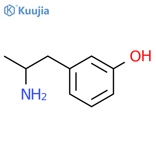 3-(2-aminopropyl)phenol structure