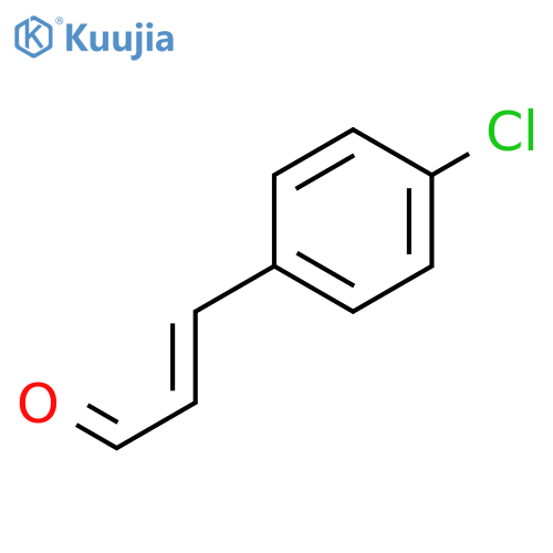 3-(4-chlorophenyl)prop-2-enal structure