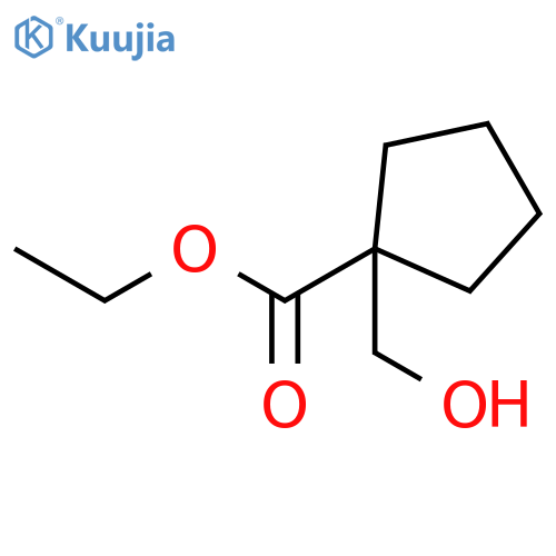 Ethyl 1-(hydroxymethyl)cyclopentanecarboxylate structure