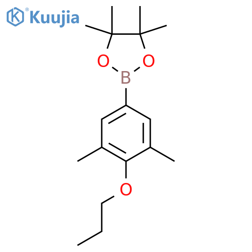 2-(3,5-Dimethyl-4-propoxyphenyl)-4,4,5,5-tetramethyl-1,3,2-dioxaborolane structure