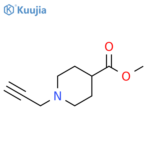 methyl 1-(prop-2-yn-1-yl)piperidine-4-carboxylate structure