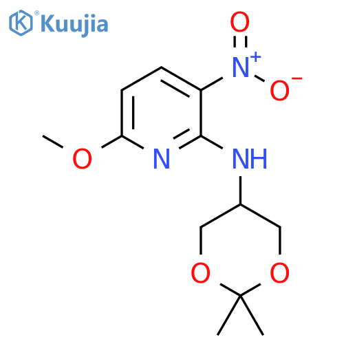 N-(2,2-Dimethyl-1,3-Dioxan-5-Yl)-6-Methoxy-3-Nitropyridin-2-Amine structure