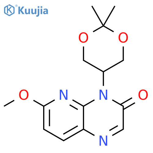 4-(2,2-Dimethyl-1,3-Dioxan-5-Yl)-6-Methoxypyrido[2,3-B]Pyrazin-3(4H)-One structure