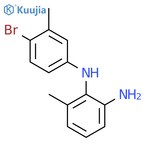 N1-(4-Bromo-3-methylphenyl)-6-methylbenzene-1,2-diamine structure