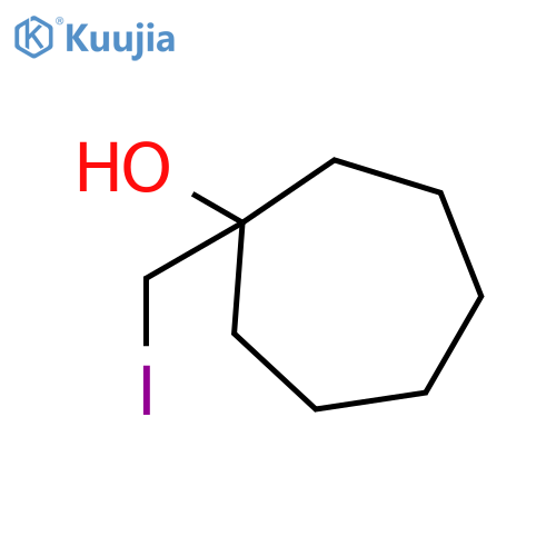 1-(iodomethyl)cycloheptan-1-ol structure