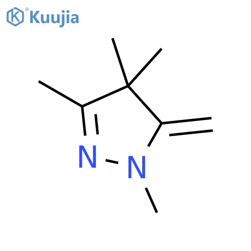 1H-Pyrazole, 4,5-dihydro-1,3,4,4-tetramethyl-5-methylene- structure
