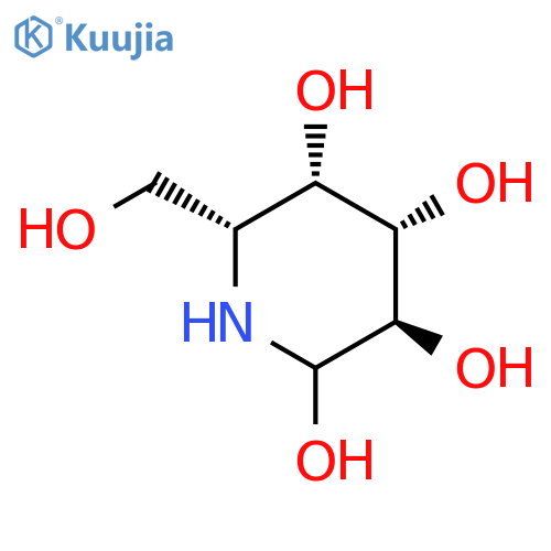 2,3,4,5-Piperidinetetrol,6-(hydroxymethyl)-, (3R,4S,5S,6R)- structure