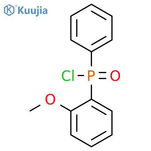 Phosphinic chloride, (2-methoxyphenyl)phenyl- structure
