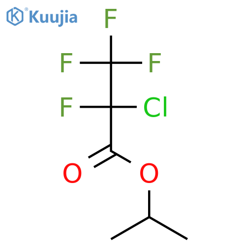Propanoic acid, 2-chloro-2,3,3,3-tetrafluoro-, 1-methylethyl ester structure