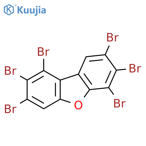 1,2,3,6,7,8-Hexabromodibenzofuran structure