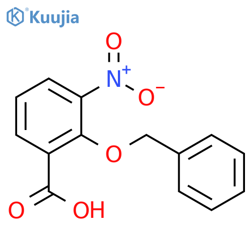Benzoic acid, 3-nitro-2-(phenylmethoxy)- structure