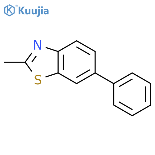2-Methyl-6-phenylbenzo[d]thiazole structure