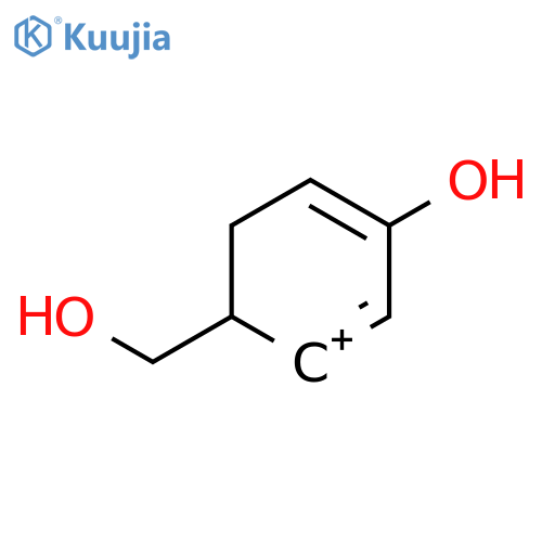 Cyclohexadienylium, 3-hydroxy-6-(hydroxymethyl)- structure