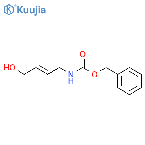 Carbamic acid, N-[(2E)-4-hydroxy-2-buten-1-yl]-, phenylmethyl ester structure