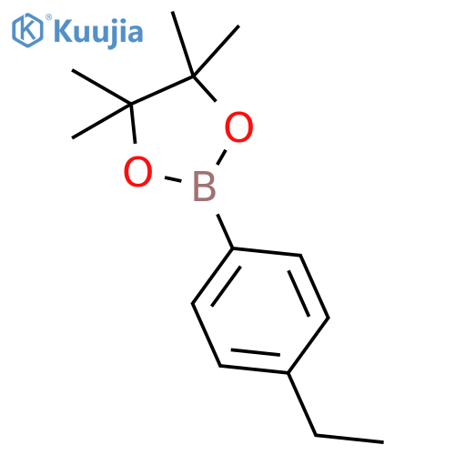 2-(4-Ethylphenyl)-4,4,5,5-tetramethyl-1,3,2-dioxaborolane structure