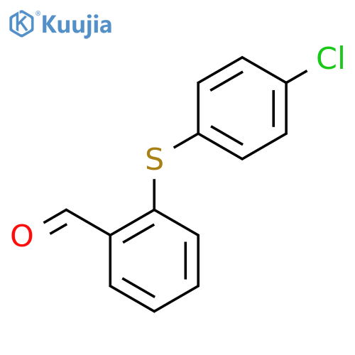 2-(4-Chlorophenylthio)benzaldehyde structure