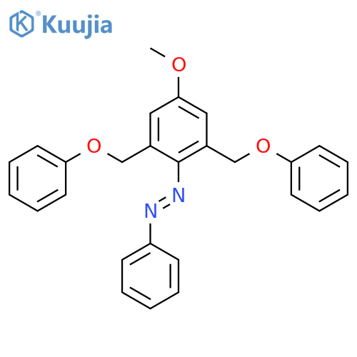 Diazene, [4-methoxy-2,6-bis(phenoxymethyl)phenyl]phenyl-, (E)- structure