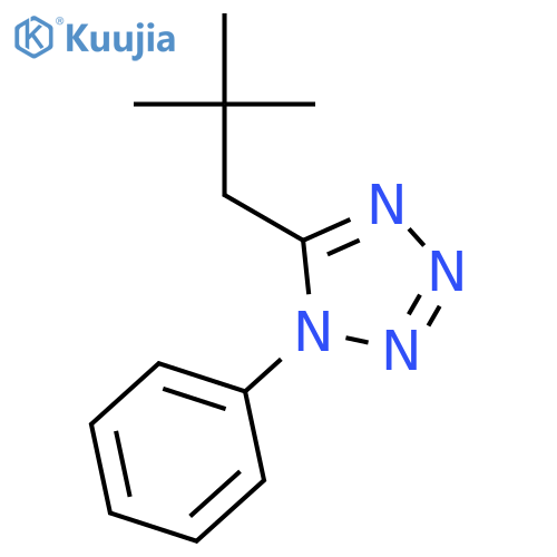 1H-Tetrazole, 5-(2,2-dimethylpropyl)-1-phenyl- structure